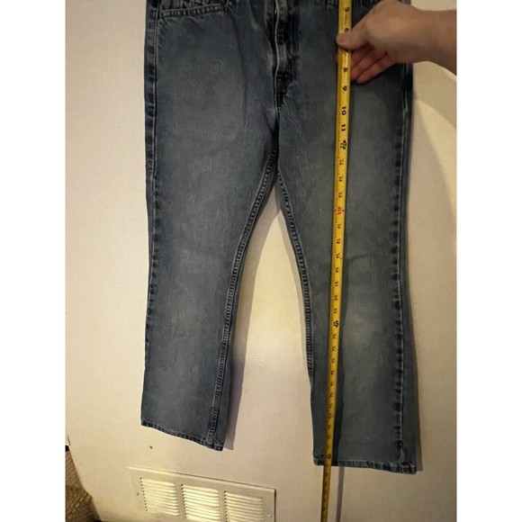 Vtg Silvertab Levis Y2K Womens Jeans 3 S (28x29) Short Cotton Denim Straight - Picture 7 of 8